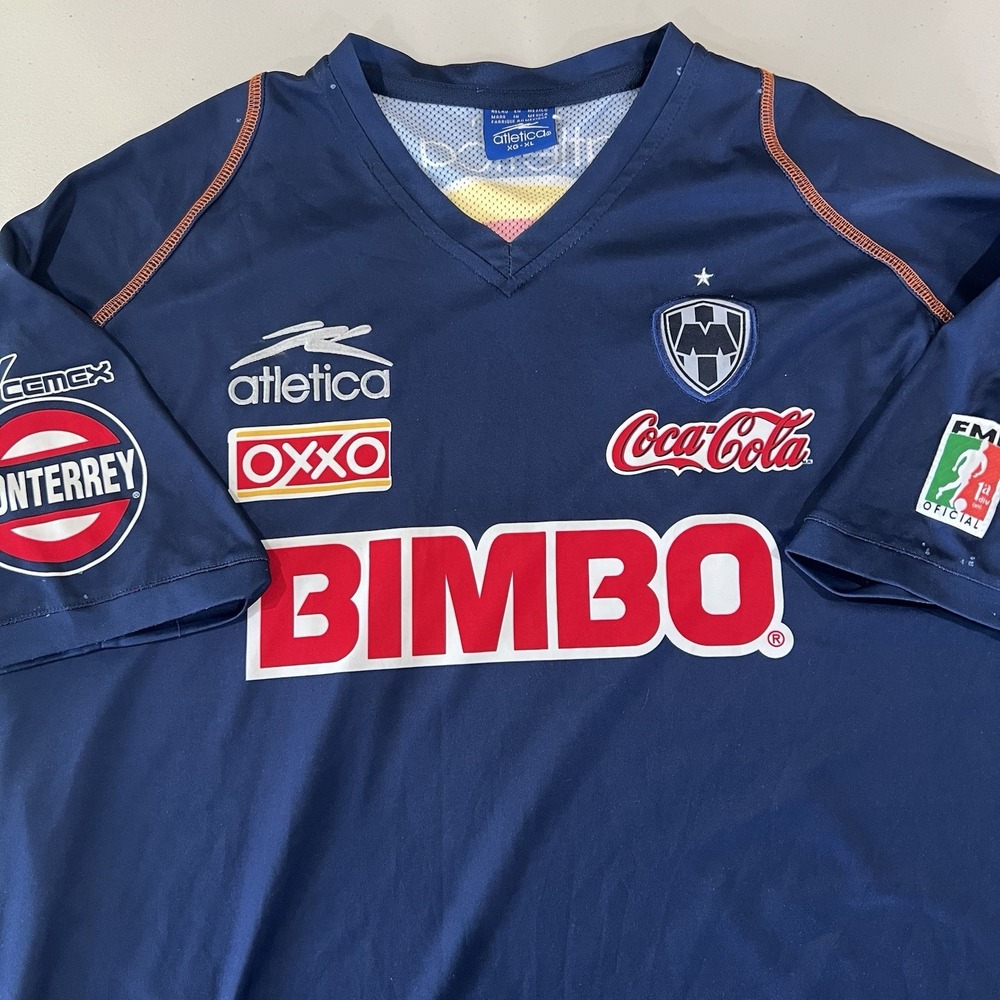 Vintage Atletica Monterrey Soccer Jersey Men's Size XL Extra Large